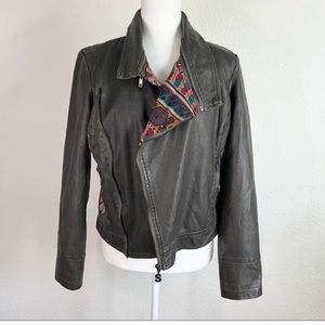 Desigual Leather Coat. VERY RARE